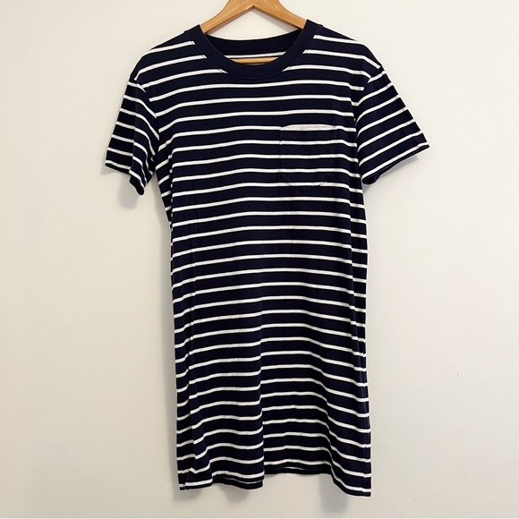 Madewell Striped Pocket Tee Dress - Picture 2 of 6